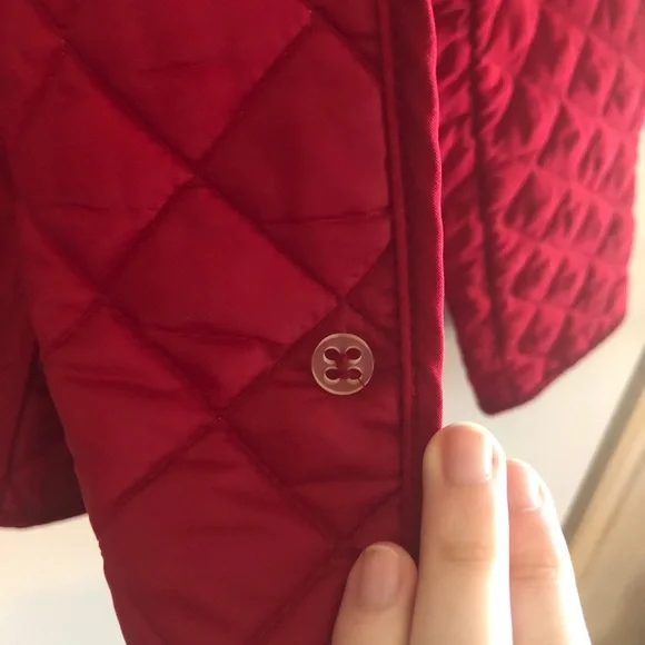 Vintage Covington Cranberry Red Quilted Jacket - Picture 6 of 9